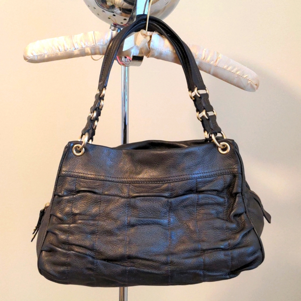 Cole Haan Metallic Brown/Deep Bronze leather purse